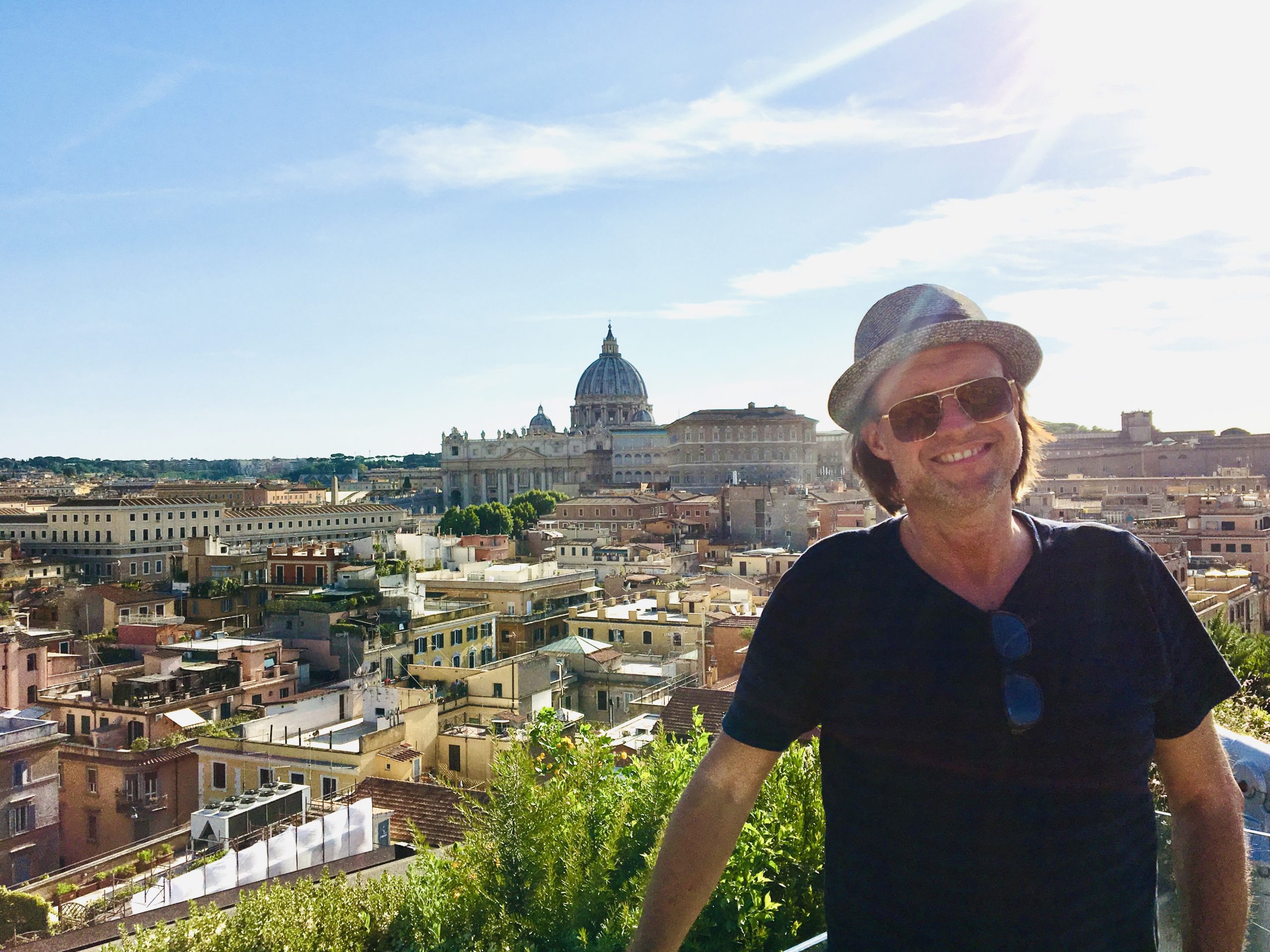 Peter Thelen in Rom, Italien